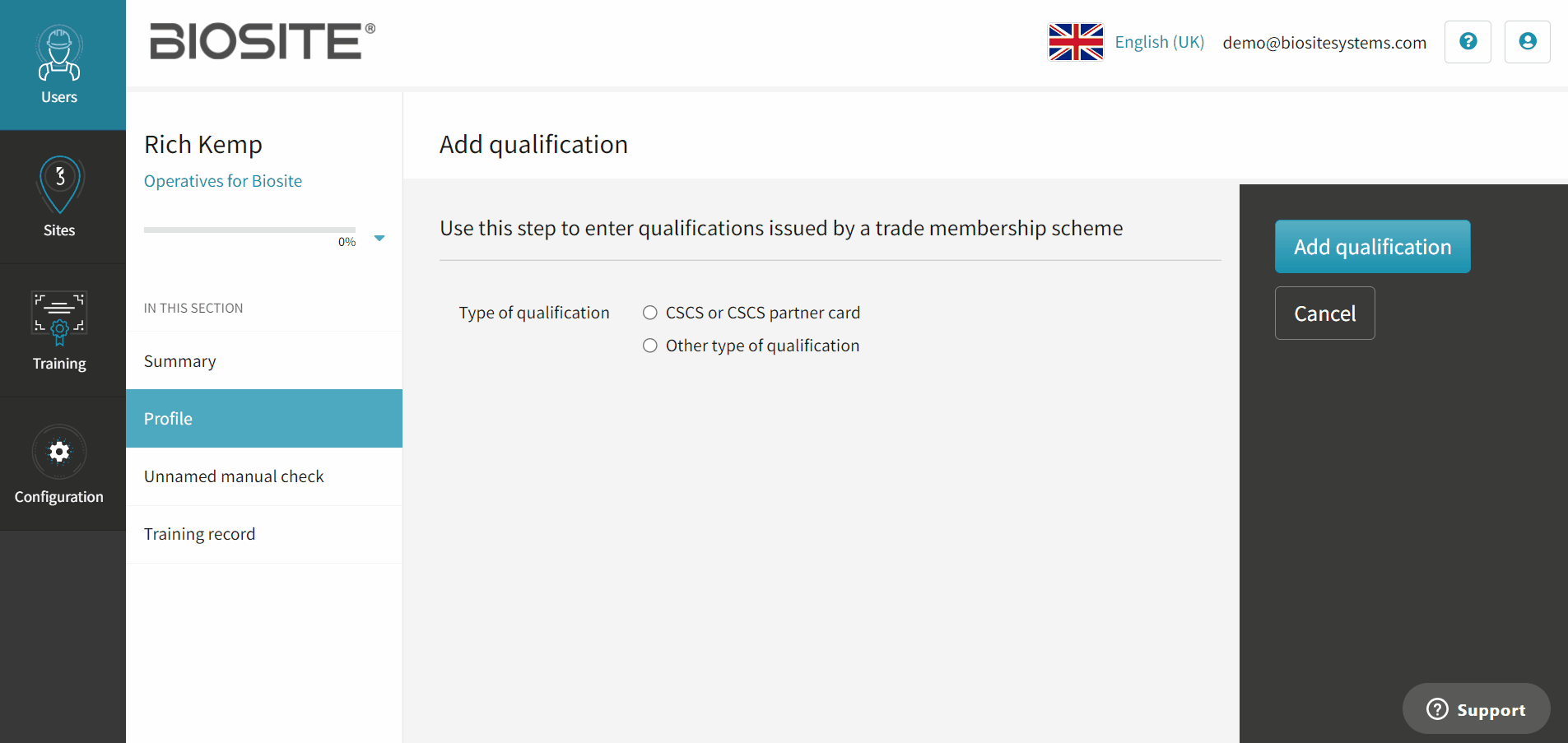 Uploading Credentials Via The Portal Admins Guide Biosite Systems