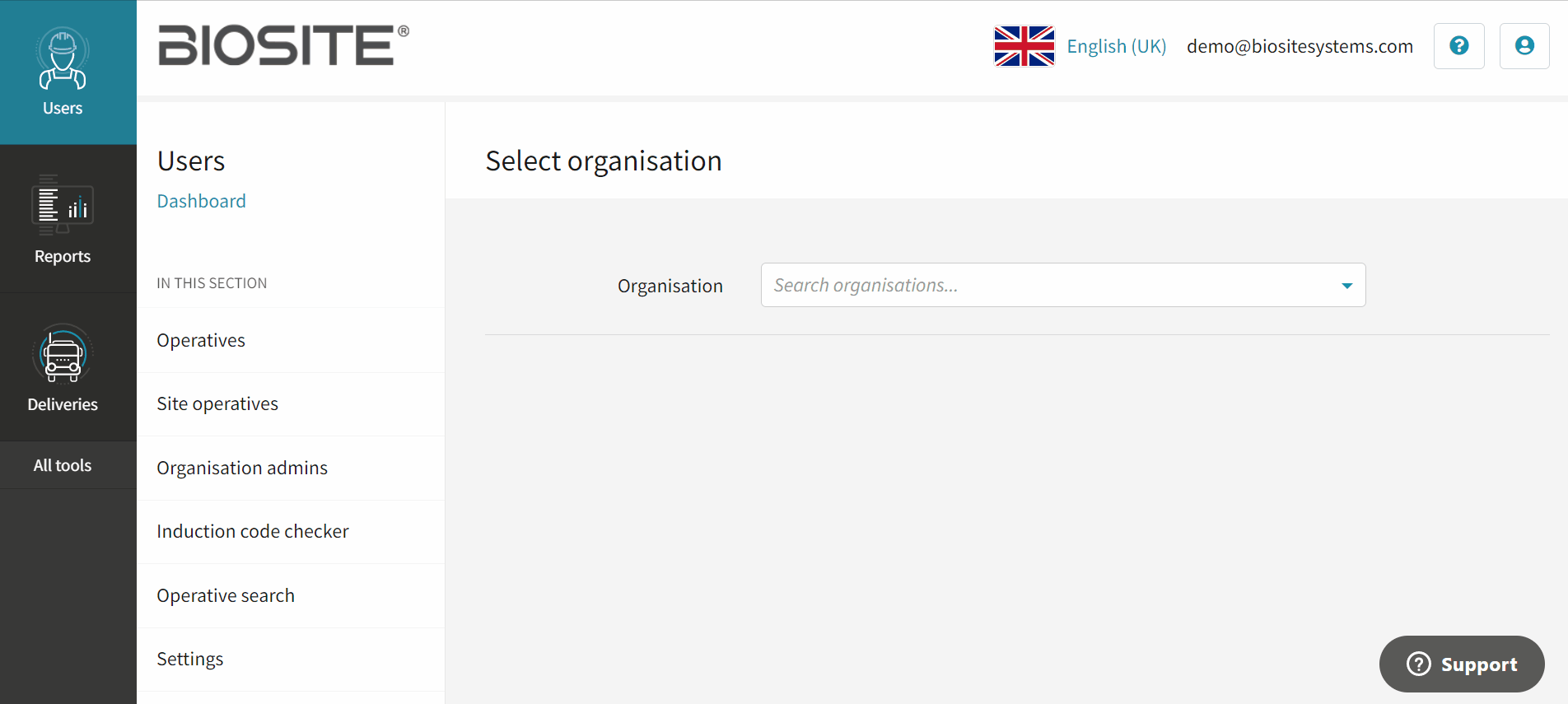 Geofencing Mode Biosite Systems