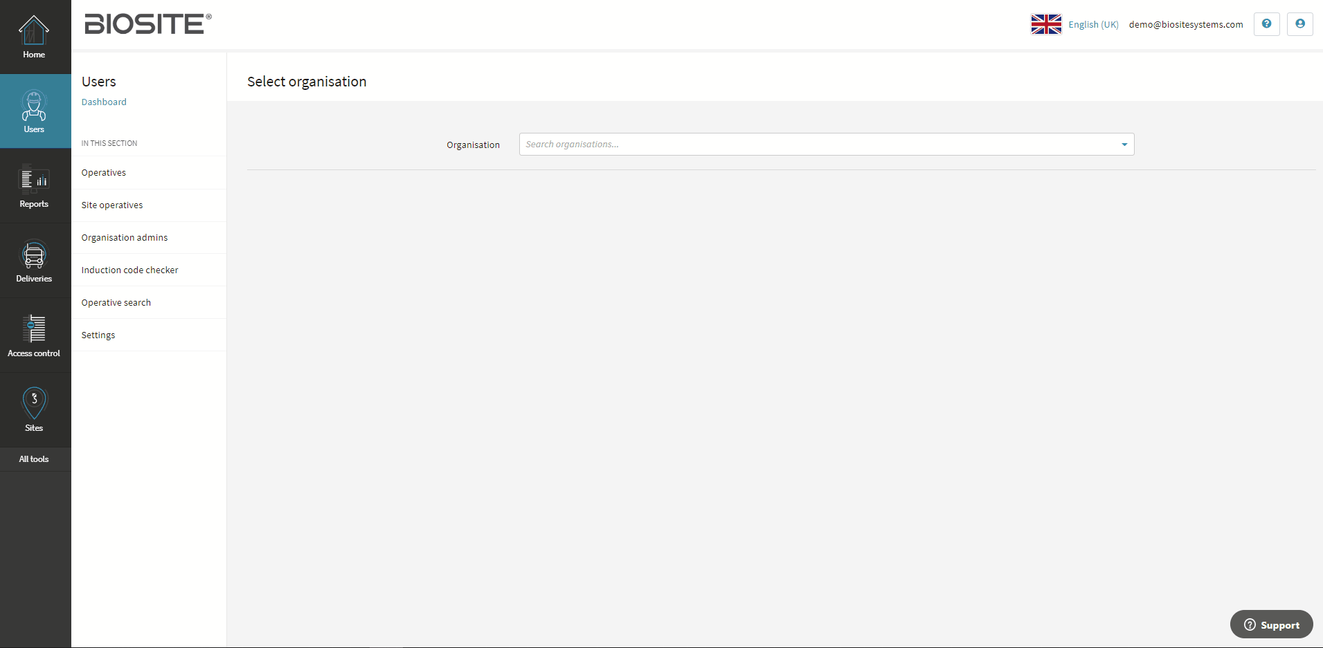 Administrator Creates An Operative Account Without An Email Address